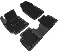 Салонный резиновый коврик REZKON Transformer черный для Hyundai Elantra 16-20 3020015400