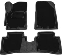 Салонный резиновый коврик REZKON Transformer черный для Hyundai Solaris 10-17 3020050100