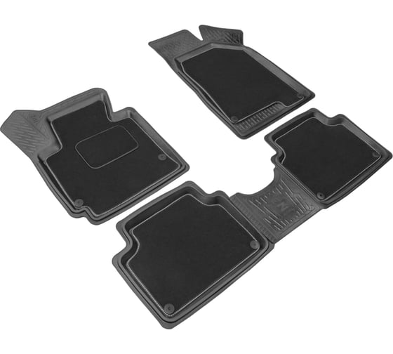 Салонный резиновый коврик REZKON Transformer черный для Kia Sportage 10-16 3021040200