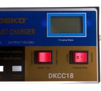Зарядное устройство DEKO DKCC18, 12/24В, 18А 051-8054