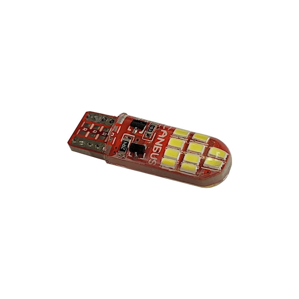 Светодиод Nord-Yada 12V T10 W5W 20x3014SMD c обманкой белый, 2 шт ...