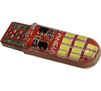 Светодиод Nord-Yada 12V T10 W5W 20x3014SMD c обманкой белый, 2 шт 908826