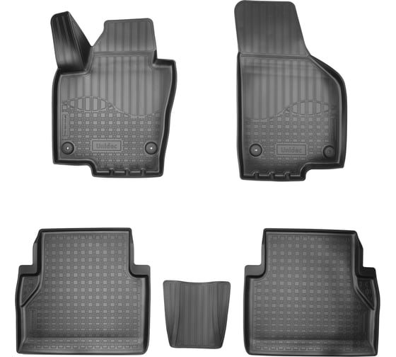 Салонные коврики UNIDEC для Volkswagen Sharan II 3D 2010 5 мест NPA11-C95-544-1 1