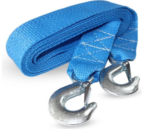 Буксировочный трос ООО ТПК Сигма Трос Омега 3.5 тонны, с 2-мя крюками, пакет О2