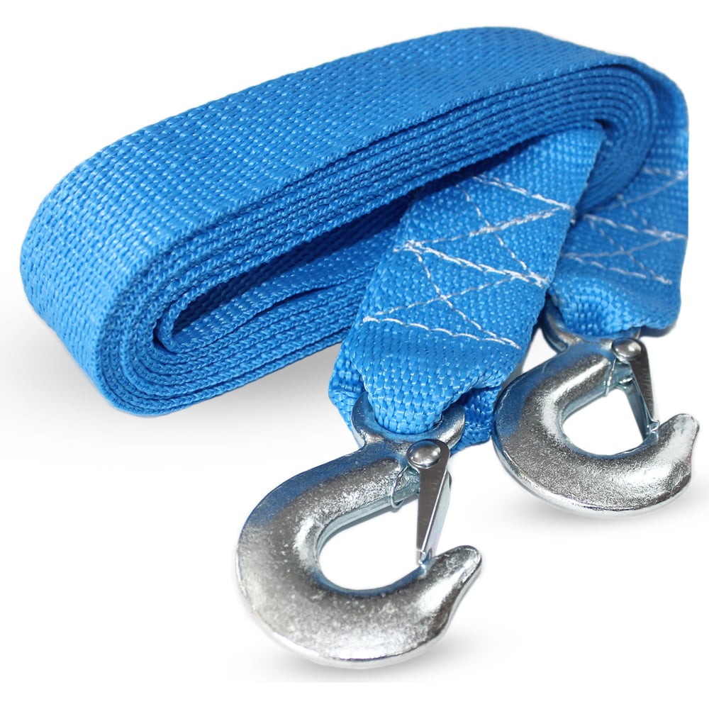 Буксировочный трос ООО ТПК Сигма Омега 2.5 тонны, с 2-мя крюками, пакет ...