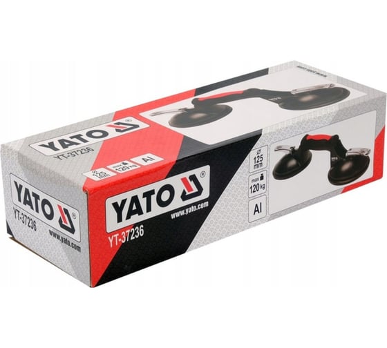 Держатель-присоска для стекол YATO 2x125мм YT-37236 371437236 092 1