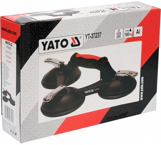 Тройной стеклодомкрат YATO 3 x 125 мм YT-37237