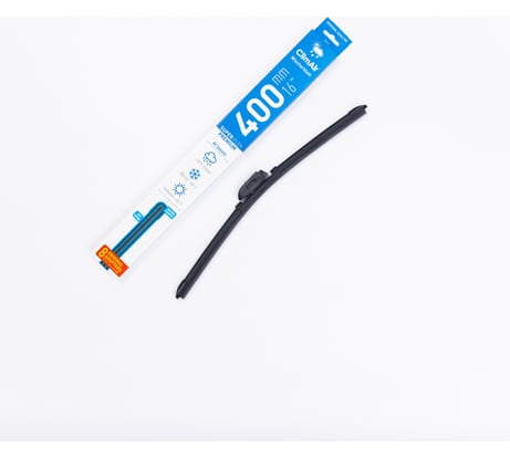 Щетка стеклоочистителя всесезонная бескаркасная SUPER FLEX PREMIUM 16"/400 мм, 8 адаптеров в комплекте Climair CL400