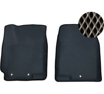 Коврики 3D ЕВА 2шт FIAT ALBEA 2002-2012 черный 2043311135243
