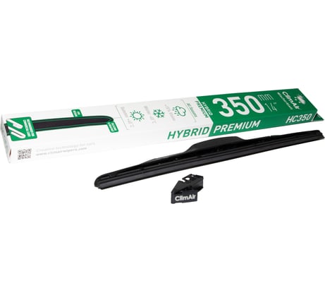 Щетка стеклоочистителя всесезонная гибридная HYBRID PREMIUM 14"/350 мм Climair HC350