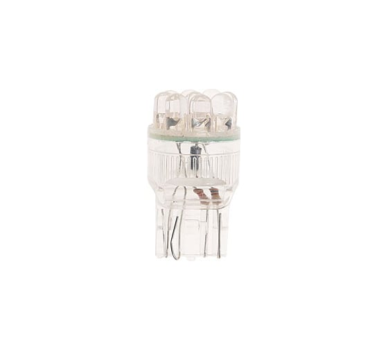 Автолампа Megapower W21/5W W3х16q 9 LED YELLOW 63лм 24V M-20381DY-24 1