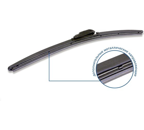 Бескаркасная щетка стеклоочистителя FRAMELESS 28"/70  мм, всесезонная, MULTICLIP Goodyear GY000428