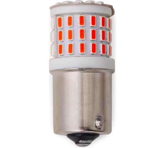 Светодиодная автолампа JR AUTOGIFT P21W 1156-3014-57 SMD-Ceramic RED, 12-30V, 1 шт. 3LS0081
