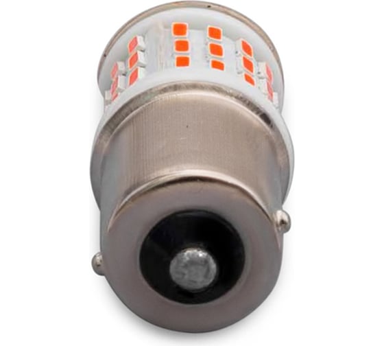 Светодиодная автолампа JR AUTOGIFT P21W 1156-3014-57 SMD-Ceramic RED, 12-30V, 1 шт. 3LS0081