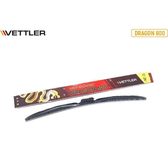 Щетка стеклоочистителя гибридная DRAGON 600 мм/24 дюйма VETTLER 7309168