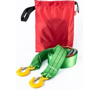 Буксировочный трос Tplus 6 т, 6 м, крюк/крюк, с флажками T002266