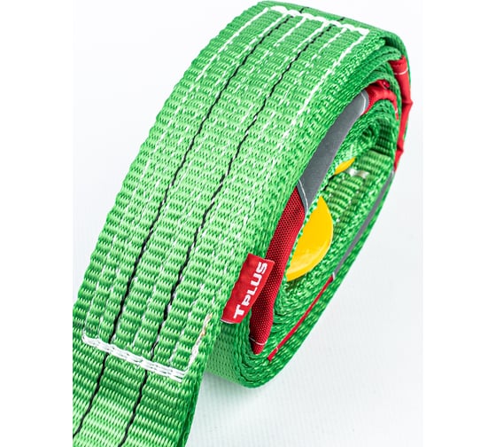 Буксировочный трос Tplus 6 т, 5 м, крюк/крюк, с флажками T002265