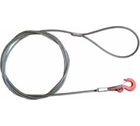 Буксировочный трос Tplus стальной 40 т, 11 м крюк/петля, d: 22.5 мм T000231