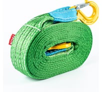 Усиленный буксировочный трос Tplus 12 т 4.5 м Крюк/Крюк T014664