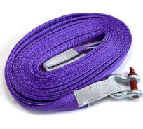 Буксировочный трос ТамбовТехСнаб 6т 4м скоба/петля двухслойный, усиленный 7930124363992