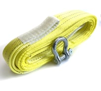 Буксировочный трос ТамбовТехСнаб 18т 15м скоба/петля двухслойный, усиленный 7930124364241