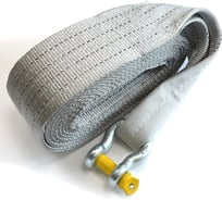 Буксировочный трос ТамбовТехСнаб 24т 15м скоба/петля двухслойный, усиленный 7930124364333