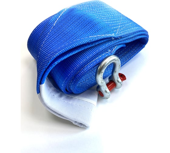 Буксировочный трос ТамбовТехСнаб 48т 4м скоба/петля двухслойный, усиленный 7930124368966 1