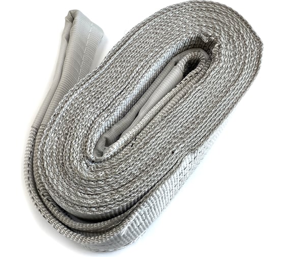 Буксировочный трос ТамбовТехСнаб 24т 20м петля/петля двухслойный, усиленный 7930105414897 1