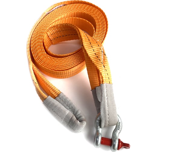 Буксировочный трос ТамбовТехСнаб 3/6т 4м скоба/петля 7930124362179 1