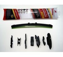 Щетка с/о бескаркасная PREMIUM 13"/32,5 см, 7 адаптеров SKYBEAR 701130