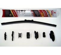 Щетка с/о бескаркасная PREMIUM 18"/45 см, 7 адаптеров SKYBEAR 701180