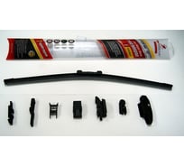 Щетка с/о бескаркасная PREMIUM 19"/48 см, 7 адаптеров SKYBEAR 701190