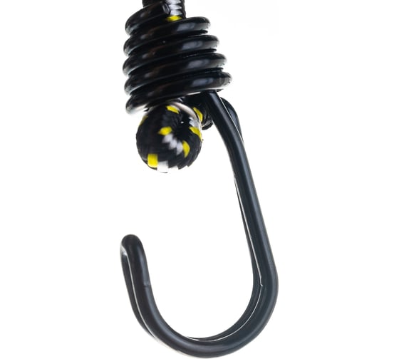 Крепежный шнур STAYER резиновый 80 см c двойным стальным крюком 2 шт 40506-080