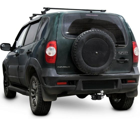 Фаркоп под квадрат для Chevrolet Niva 2002-2020/Lada Niva 2020-2021/Travel (Тревел) 2021-н.в., шар E, 1200/75 кг BERG F.6016.004