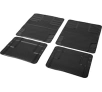 Универсальные коврики в салон автомобиля Rival без крепежа, полиуретан, 4 части 10001001