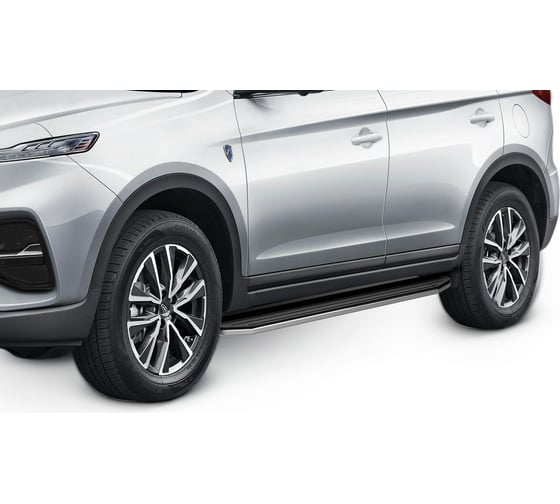 Пороги на автомобиль Rival Premium для JAC S7 Джак С7 2020-н.в., 180 см, 2 шт. A180ALP.9202.1
