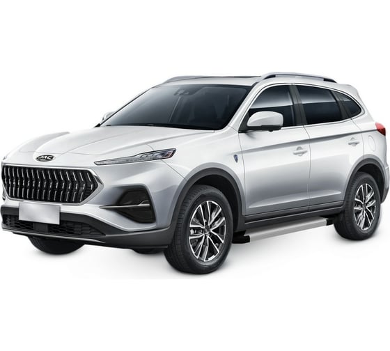 Пороги на автомобиль Rival Silver для JAC S7 Джак С7 2020-н.в., 180 см, 2 шт. F180AL.9202.1 1