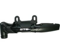Ручной насос STG GP-77P, Schrader/Presta, HV/HP, пластик, черный Х107028