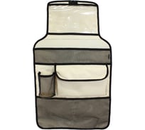 Органайзер Tplus на спинку сиденья с креплением для планшета Ultra М2 оксфорд 600, бежевый T019276