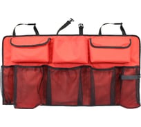 Органайзер на спинку заднего сиденья Tplus Ultra 1000x500 мм, оксфорд 600, красный T017754