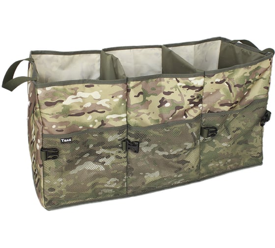 Складной органайзер в багажник Tplus PRO M3 оксфорд 600, multicam T017082 1