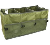Складной органайзер в багажник Tplus PRO M3 оксфорд 600, олива T017085