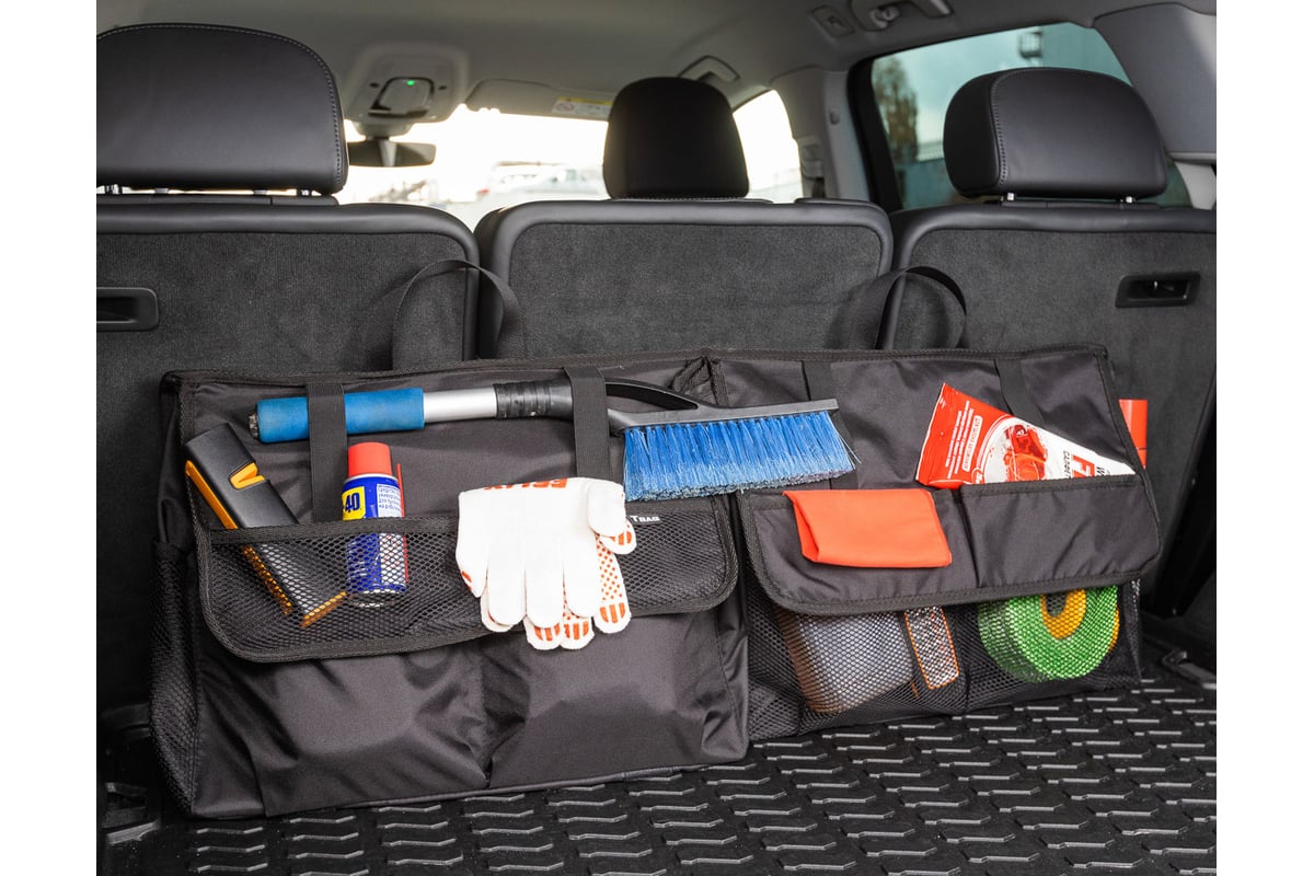 Органайзер трансформер в багажник Tplus оксфорд 600, чёрный T016839 ...