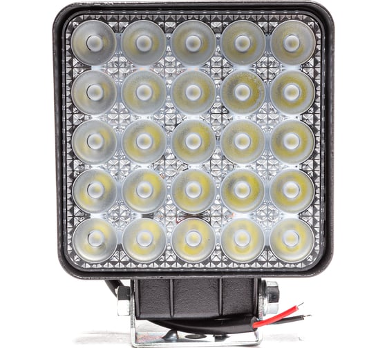 Фара рабочего света АВТОЭЛЕКТРИКА LED квадр., 12/24В, 25 светодиодов/75Вт, направленный (дальний) свет 09.2228