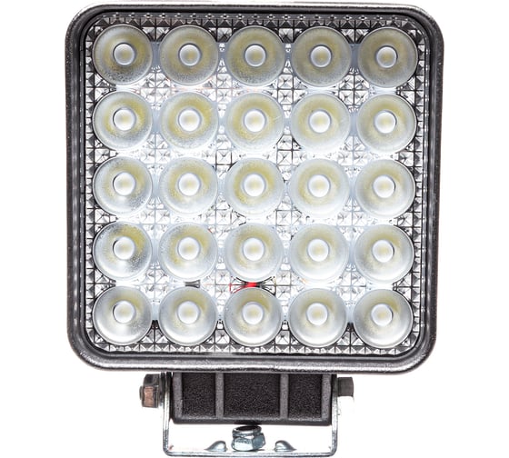 Фара рабочего света АВТОЭЛЕКТРИКА LED квадр., 12/24В, 25 светодиодов/75Вт, направленный (дальний) свет 09.2226