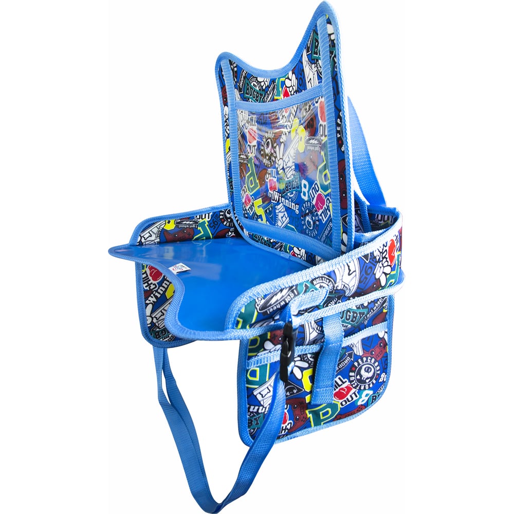 Столик для детского автокресла с подставкой BELON familia принт стикеры ...