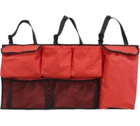 Органайзер на спинку заднего сиденья Tplus 1000x450 мм, оксфорд 600, красный T018257