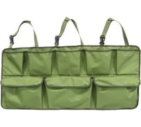 Органайзер на спинку заднего сиденья Tplus 1100x490 мм, 5/3 секций, оксфорд 600, олива T017798