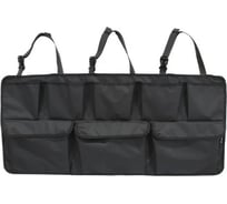 Органайзер на спинку заднего сиденья Tplus 1100x490 мм, 5/3 секций, оксфорд 600, чёрный T017801
