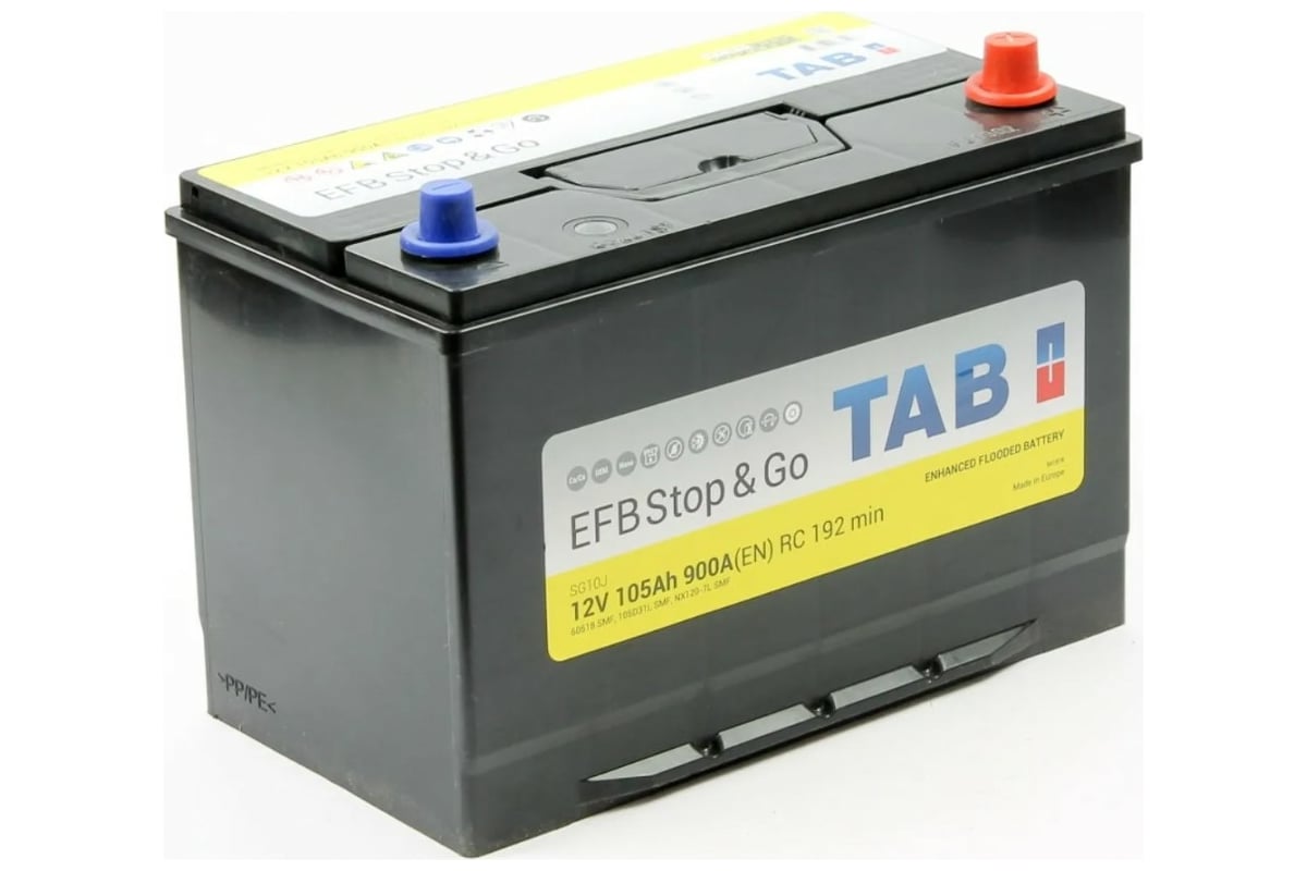  батарея TAB EFB Stop&Go 6СТ-105.0 60518 яп. ст. 212005 .